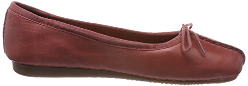 Clarks Freckle Ice, Bailarinas Mujer, Rojo (Brick), 37 EU