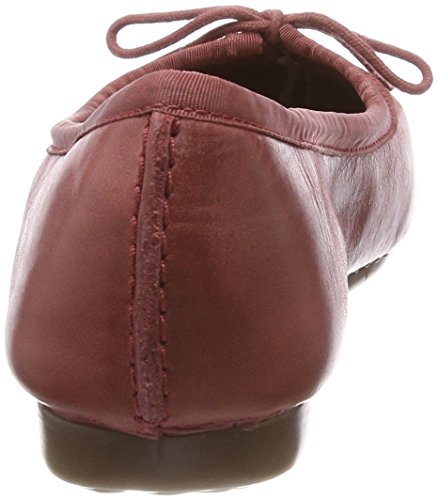 Clarks Freckle Ice, Bailarinas Mujer, Rojo (Brick), 37 EU