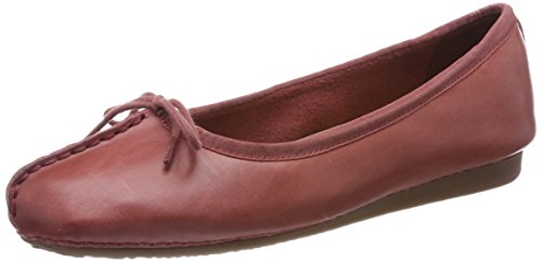 Clarks Freckle Ice, Bailarinas Mujer, Rojo (Brick), 37 EU