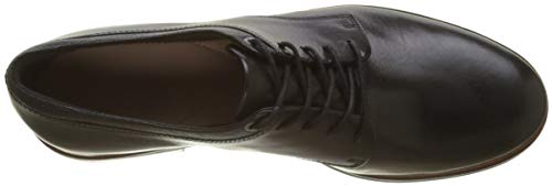 Clarks Frida, Zapatos de Cordones Derby Mujer, Negro (Black Leather), 39.5 EU