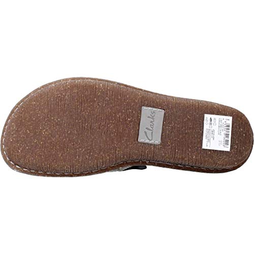 Clarks Funny Go, Mocasines para Mujer, Gris (Light Grey Nub Light Grey Nub), 36 EU