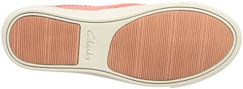 Clarks Glove Puppet, Mocasines Mujer, Naranja (Coral Nubuck-), 42 EU