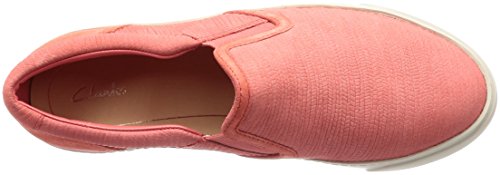 Clarks Glove Puppet, Mocasines Mujer, Naranja (Coral Nubuck-), 42 EU