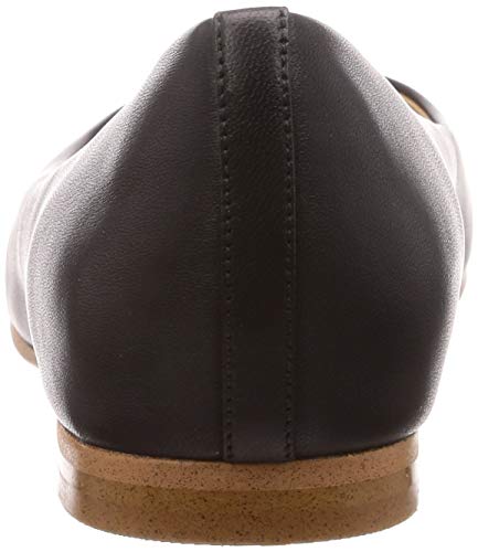 Clarks Grace Piper, Bailarinas Mujer, Negro (Black Leather Black Leather), 38 EU