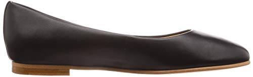 Clarks Grace Piper, Bailarinas Mujer, Negro (Black Leather Black Leather), 38 EU
