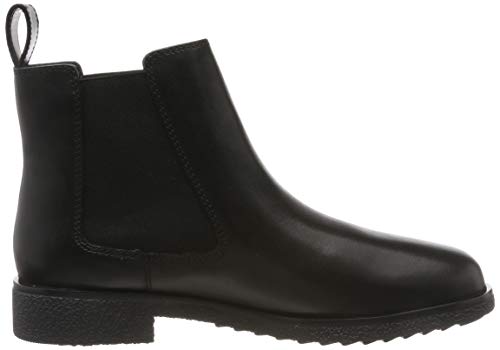 Clarks Griffin Plaza, Botas Chelsea Mujer, Piel Negra, 38 EU