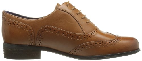 Clarks Hamble Oak - Zapatos de Cordones de cuero Mujer, Dark Tan Leather, 38