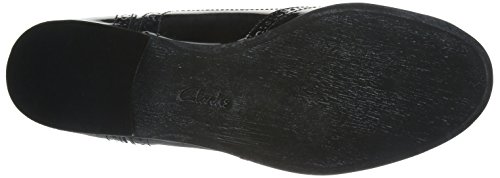 Clarks Hamble Oak, Zapatos de Cordones Derby Mujer, Negro (Black Pat), 37 EU