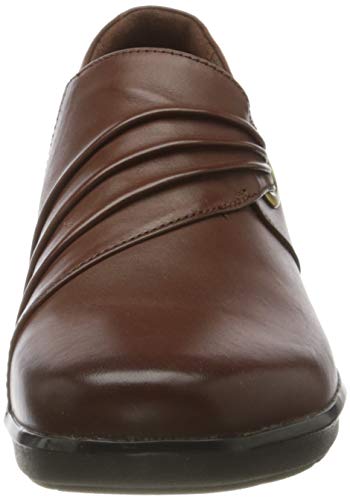Clarks Hope Shine, Mocasines Mujer, Marrón (Mahogany Mahogany), 37 EU