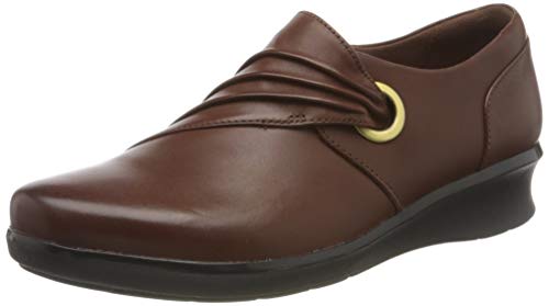 Clarks Hope Shine, Mocasines Mujer, Marrón (Mahogany Mahogany), 37 EU