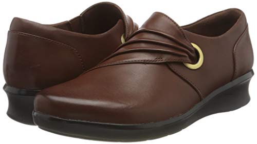 Clarks Hope Shine, Mocasn Mujer, marrón Caoba, 38 EU