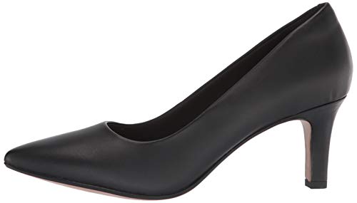 Clarks Illeana Tulip, Zapatos de Vestir par Uniforme Mujer, Cuero Negro, 37.5 EU