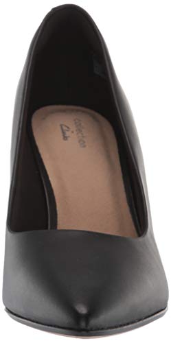 Clarks Illeana Tulip, Zapatos de Vestir par Uniforme Mujer, Cuero Negro, 37.5 EU