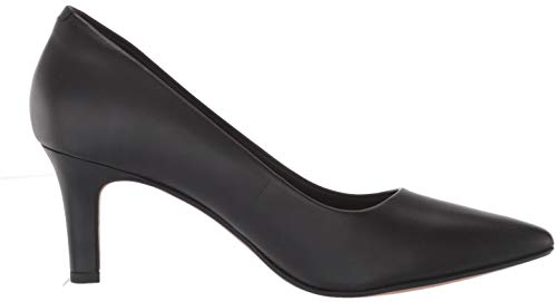 Clarks Illeana Tulip, Zapatos de Vestir par Uniforme Mujer, Cuero Negro, 37.5 EU