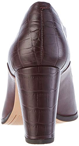 Clarks Kaylin IDA, Botines Mujer, Marrón (Burgundy Combi Burgundy Combi), 41 EU