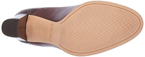 Clarks Kaylin IDA, Botines Mujer, Marrón (Burgundy Combi Burgundy Combi), 41 EU