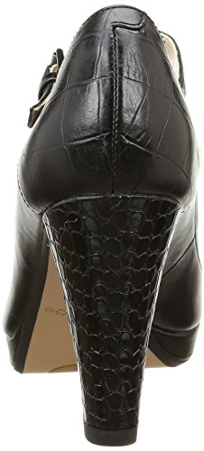 Clarks Kendra Dime - Zapatos con Cierre al Tobillo de Cuero Mujer, Color Negro, Talla 41