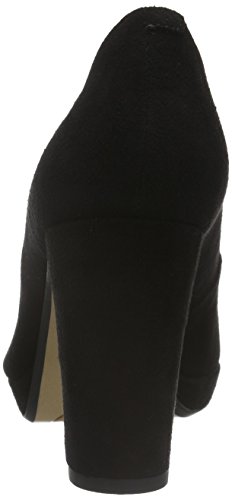 Clarks Kendra Sienna, Zapatos de Tacón para Mujer, Negro (Black Suede), 39 EU