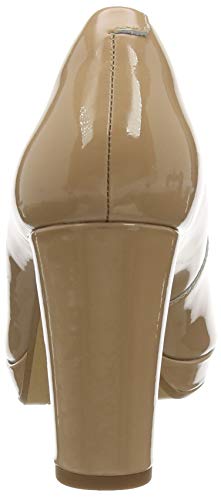 Clarks Kendra Sienna, Zapatos de Vestir par Uniforme Mujer, Patente de Bombones, 39 EU
