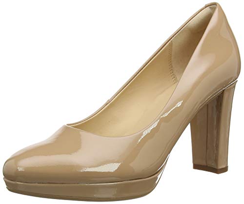 Clarks Kendra Sienna, Zapatos de Vestir par Uniforme Mujer, Patente de Bombones, 39 EU