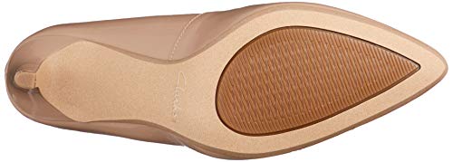 Clarks Laina RAE, Zapatos de Tacón Mujer, Beige (Nude Patent-), 39 EU