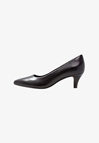 Clarks Linvale Jerica, Zapatos de Tacón Mujer, Negro (Black Leather), 42 EU