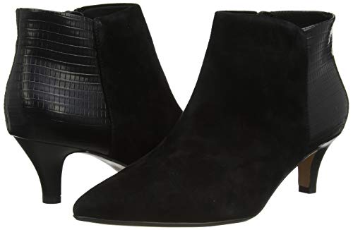Clarks Linvale Sea, Botas Cortas al Tobillo Mujer, Black Combi SDE, 39.5 EU