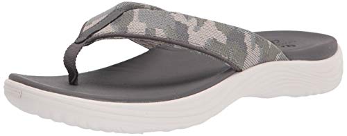 Clarks Lola Point, Chanclas Mujer, Tela de Camuflaje Caqui, 36 EU