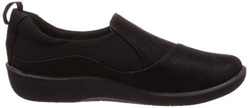 Clarks- Low-top para mujer, 7 UK / 41 (EU), Negro