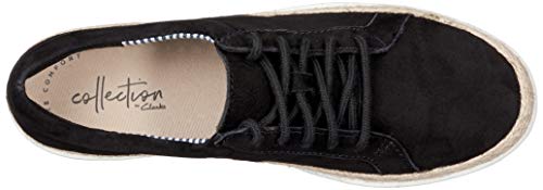 Clarks Marie Mist, Zapatos de Cordones Derby Mujer, Negro (Black-), 41.5 EU