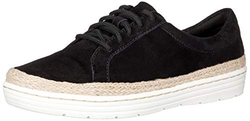 Clarks Marie Mist, Zapatos de Cordones Derby Mujer, Negro (Black-), 41.5 EU