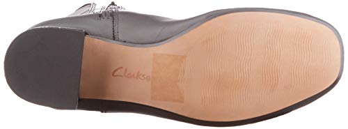 Clarks Marilyn Abby, Botas a la Altura de Rodilla Mujer, Cuero Negro, 35.5 EU
