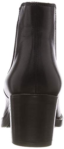 Clarks Mascarpone Bay, Botas Slouch Mujer, Negro (Black Leather), 38 EU