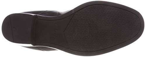 Clarks Mascarpone Bay, Botas Slouch Mujer, Negro (Black Leather), 38 EU