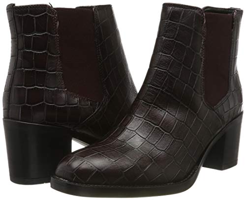 Clarks Mascarpone Bay, Botines Mujer, Marrón (Burgundy Burgundy), 39.5 EU