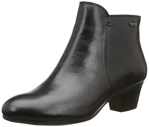 Clarks Melanie Su GTX - Botas de Cuero para Mujer Negro Negro 37