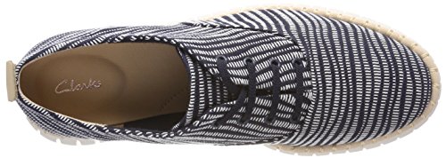 Clarks Mzt Blithe, Zapatillas para Mujer, Azul (Navy Print), 39 EU