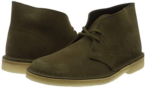Clarks Originals Boot, Botas Desert Hombre, Verde (Dark Olive SDE Dark Olive SDE), 43 EU