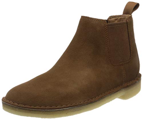 Clarks Originals Desert Chelsea, Botas Hombre, Marrón (Cola Suede Cola Suede), 42.5 EU