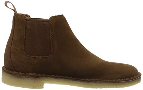 Clarks Originals Desert Chelsea, Botas Hombre, Marrón (Cola Suede Cola Suede), 42.5 EU