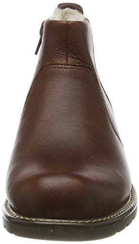Clarks Orinoco Snug, Botas Estilo Motero Mujer, Marrón (British Tan Lea British Tan Lea), 39.5 EU