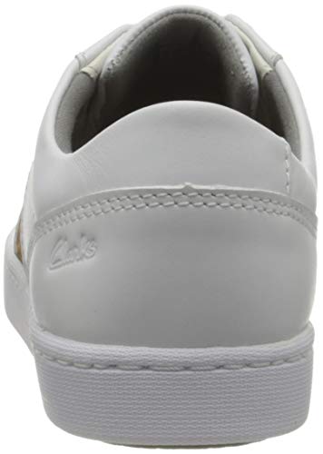 Clarks Pawley Rilee, Zapatillas Mujer, Blanco, 39.5 EU