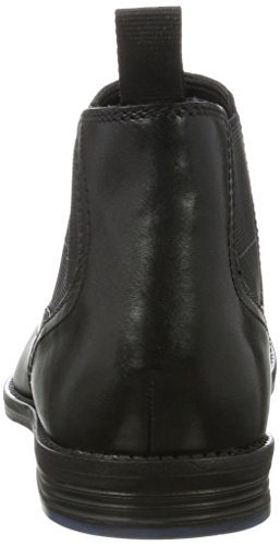 Clarks Prangley Top, Botas Hombre, Negro (Black Leather), 45 EU