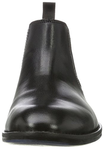 Clarks Prangley Top, Botas Hombre, Negro (Black Leather), 45 EU