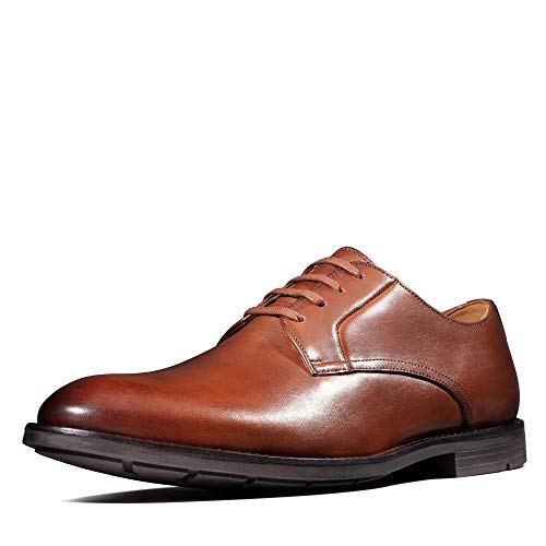 Clarks Ronnie Walk, Zapatos de Cordones Derby, Marrón (British Tan Lea British Tan Lea), 43 EU