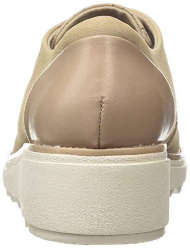 Clarks Sharon Crystal, Zapatos de Cordones Derby Mujer, Beige (Sand Sand), 39.5 EU