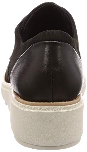 Clarks Sharon Crystal, Zapatos de Cordones Derby Mujer, Negro (Black-), 41.5 EU