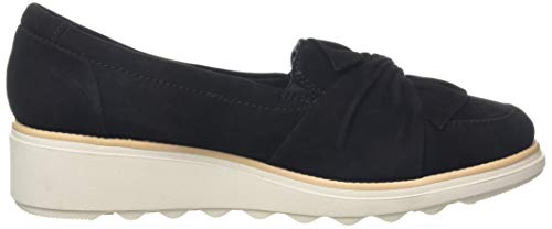 Clarks Sharon Dasher, Mocasines Mujer, Beige (Black Black), 42 EU