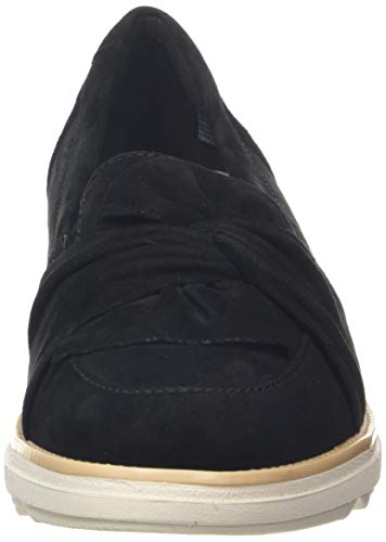 Clarks Sharon Dasher, Mocasines Mujer, Beige (Black Black), 42 EU
