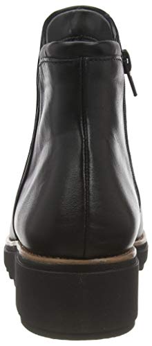 Clarks Sharon Heights, Botas Cortas al Tobillo Mujer, Cuero Negro, 37 EU